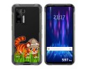 Funda Silicona Transparente para Doogee S97 Pro diseño Tigre Dibujos
