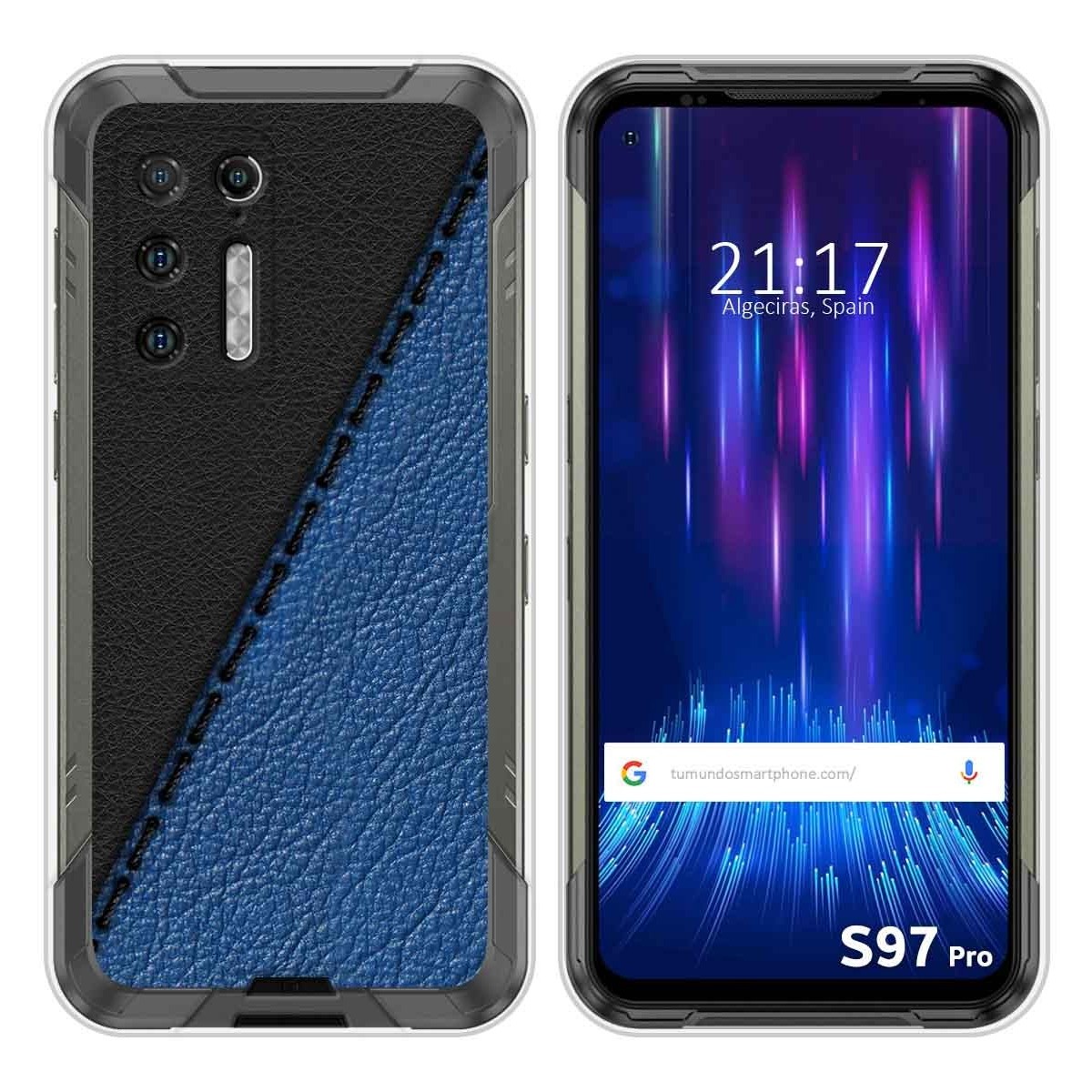 Funda Silicona para Doogee S97 Pro diseño Cuero 02 Dibujos