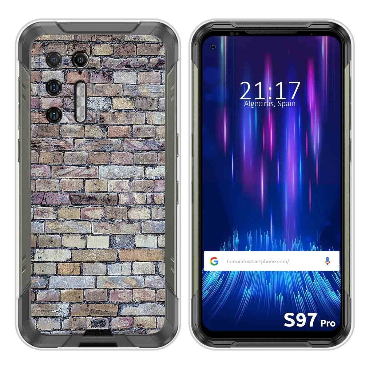 Funda Silicona para Doogee S97 Pro diseño Ladrillo 02 Dibujos