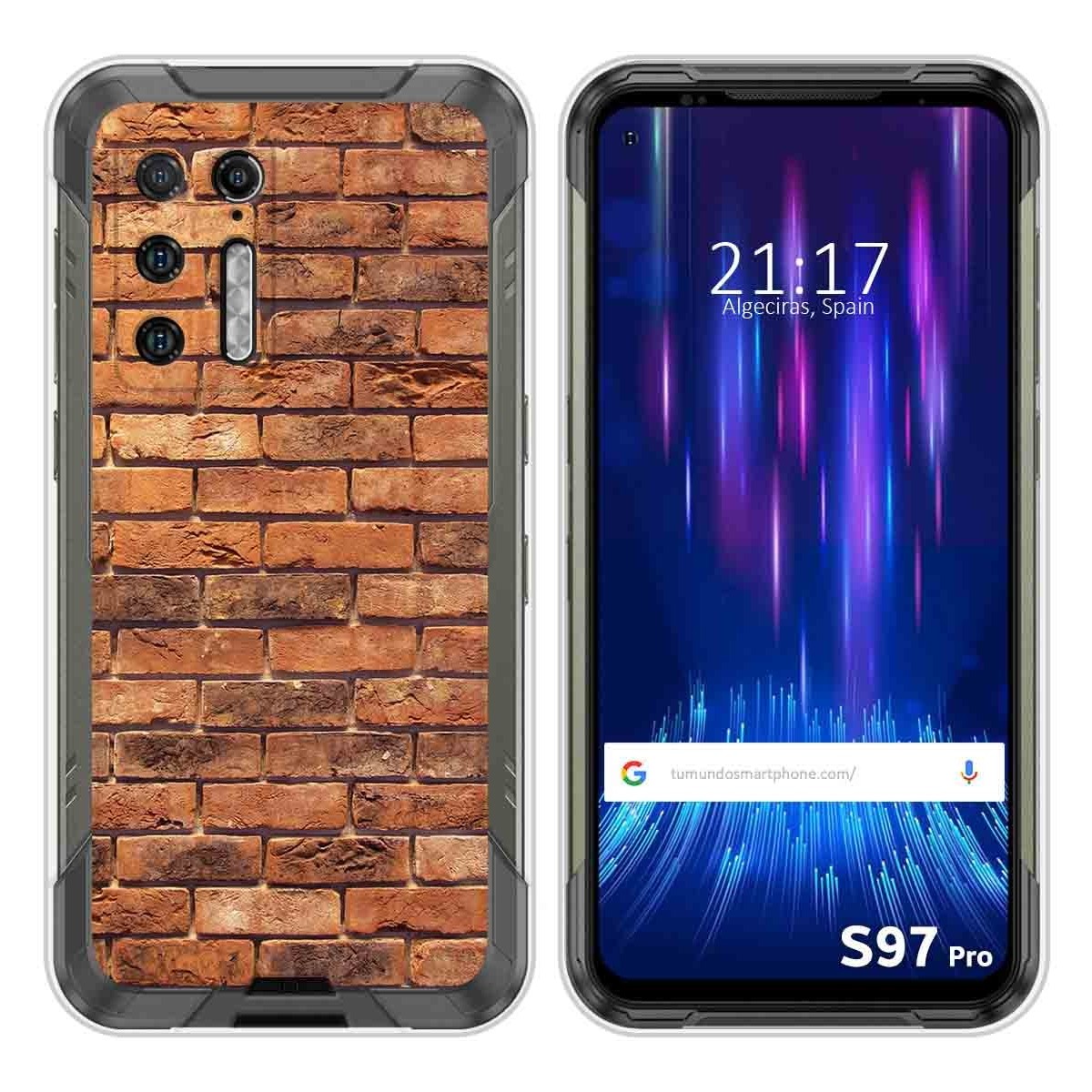 Funda Silicona para Doogee S97 Pro diseño Ladrillo 04 Dibujos