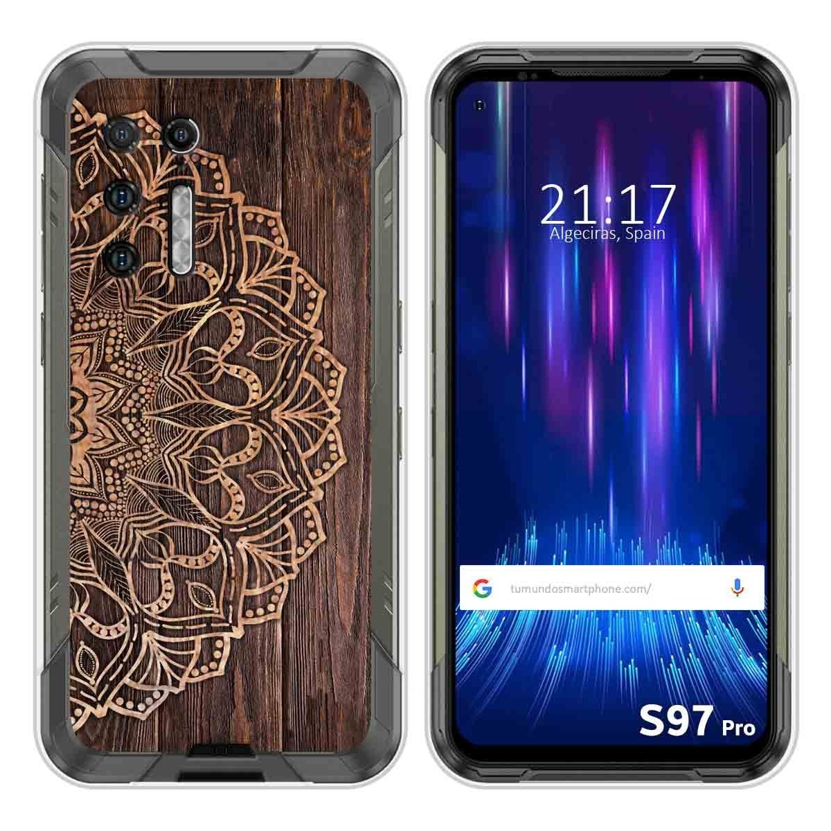 Funda Silicona para Doogee S97 Pro diseño Madera 06 Dibujos