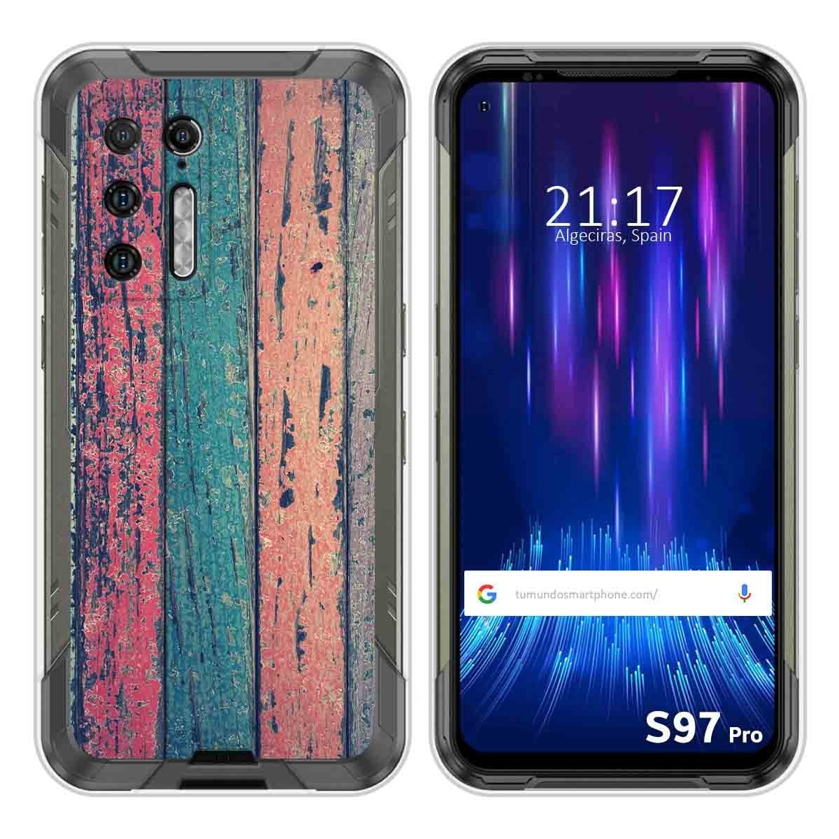 Funda Silicona para Doogee S97 Pro diseño Madera 10 Dibujos