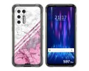 Funda Silicona para Doogee S97 Pro diseño Mármol 03 Dibujos