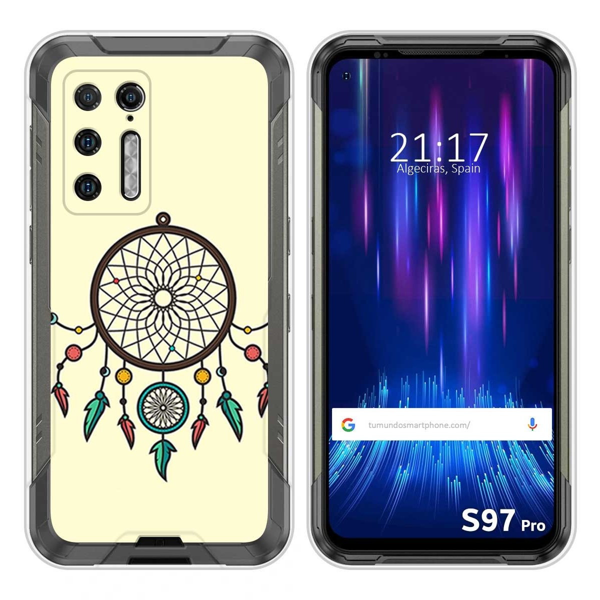 Funda Silicona para Doogee S97 Pro diseño Atrapasueños Dibujos