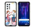 Funda Silicona para Doogee S97 Pro diseño Café Dibujos