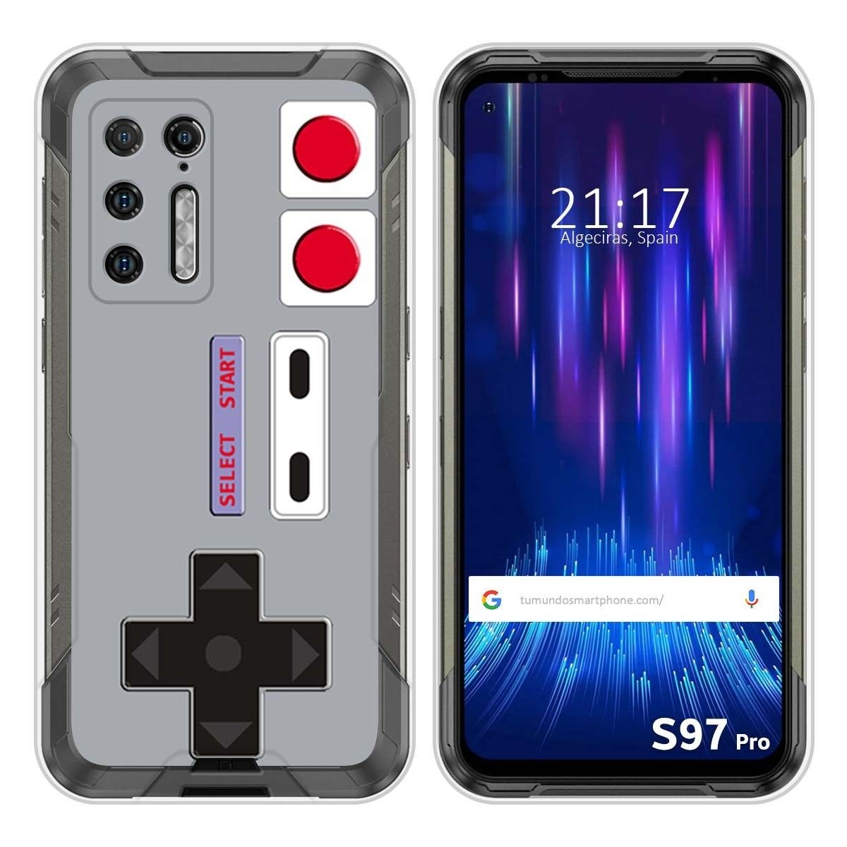 Funda Silicona para Doogee S97 Pro diseño Consola Dibujos