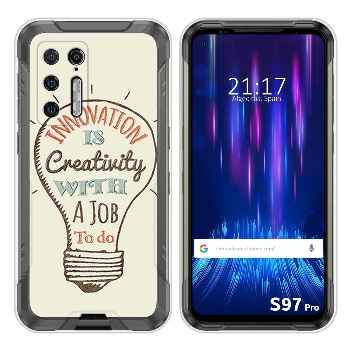 Funda Silicona para Doogee S97 Pro diseño Creativity Dibujos