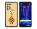 Funda Silicona para Doogee S97 Pro diseño Jirafa Dibujos