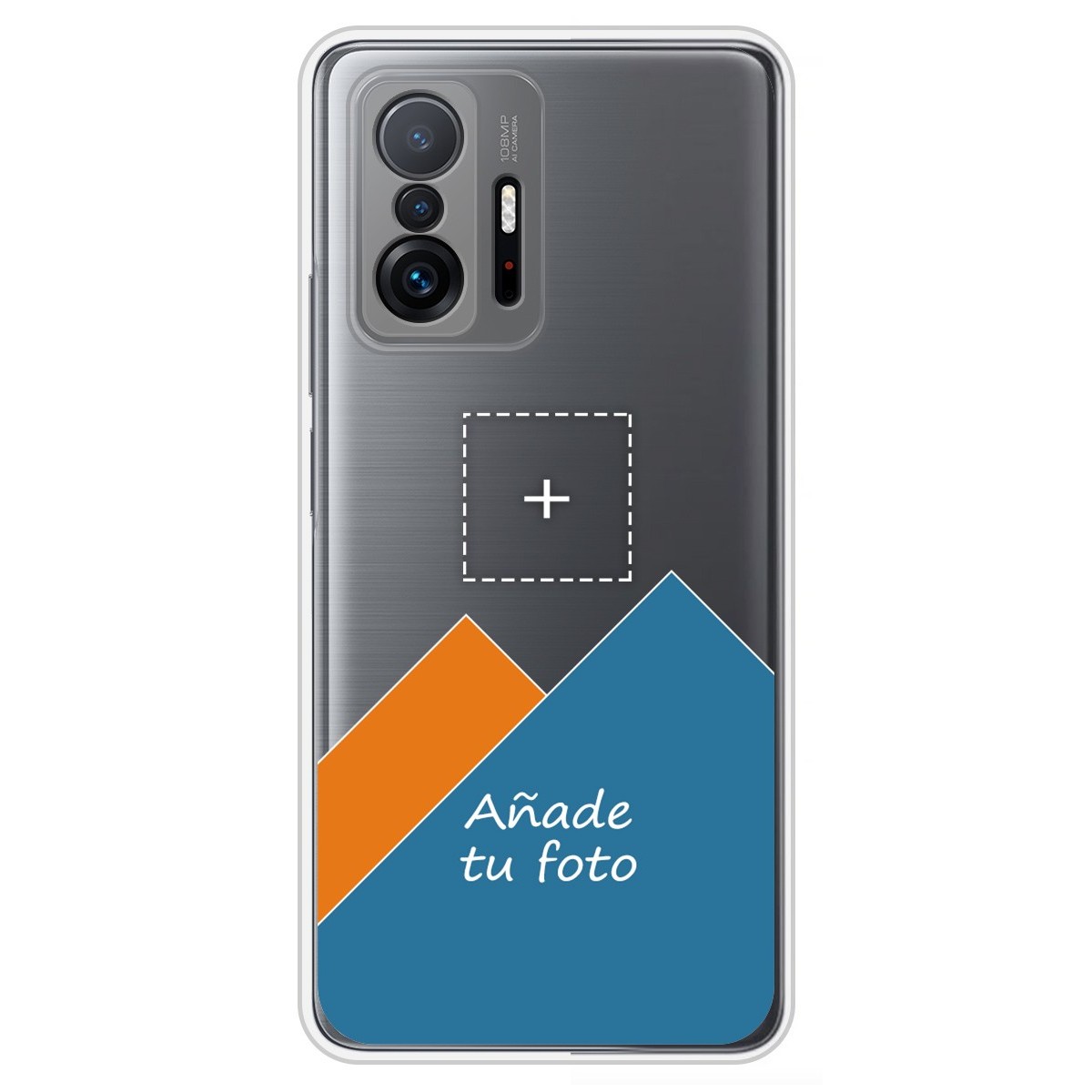 Personaliza tu Funda Silicona Gel Tpu Transparente con tu Fotografia para Xiaomi 11T 5G / 11T Pro 5G Dibujo Personalizada