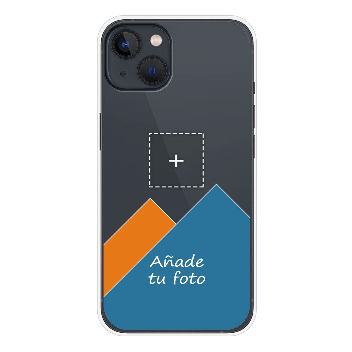 Personaliza tu Funda Doble Pc + Tpu 360 con tu Fotografia complatible con Iphone 13 (6.1) Dibujo Personalizada