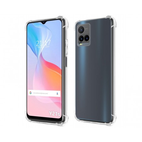 Funda Silicona Antigolpes Transparente para Vivo Y21 / Y21s / Y33s