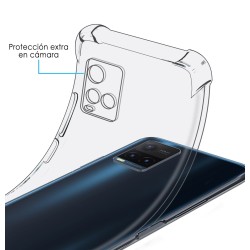 Funda Silicona Antigolpes Transparente para Vivo Y21 / Y21s / Y33s 2