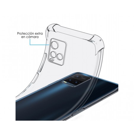 Funda Silicona Antigolpes Transparente para Vivo Y21 / Y21s / Y33s