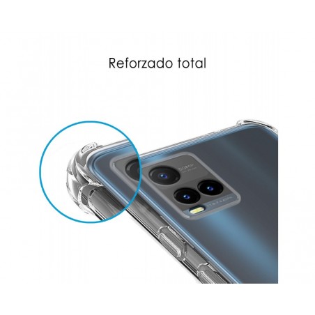 Funda Silicona Antigolpes Transparente para Vivo Y21 / Y21s / Y33s