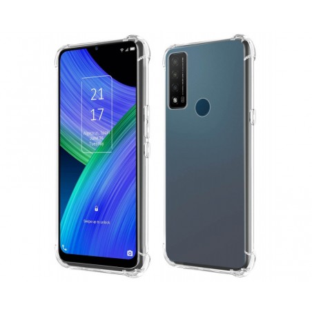 Funda Silicona Antigolpes Transparente para TCL 20 R 5G
