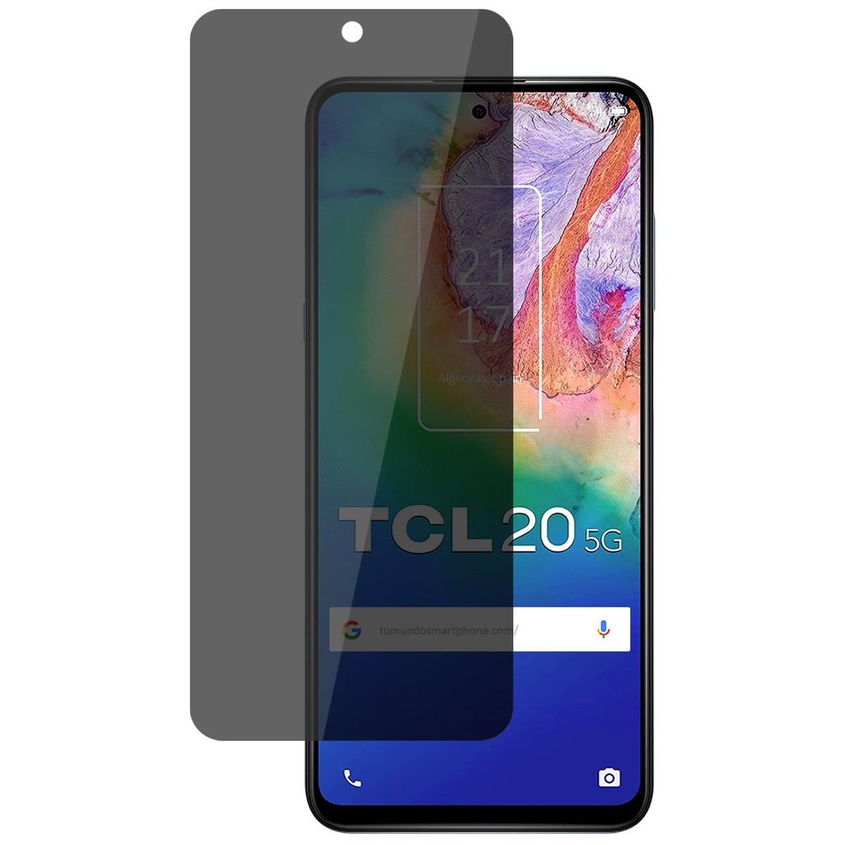 Protector Pantalla Hidrogel Privacidad Antiespías para TCL 20 5G