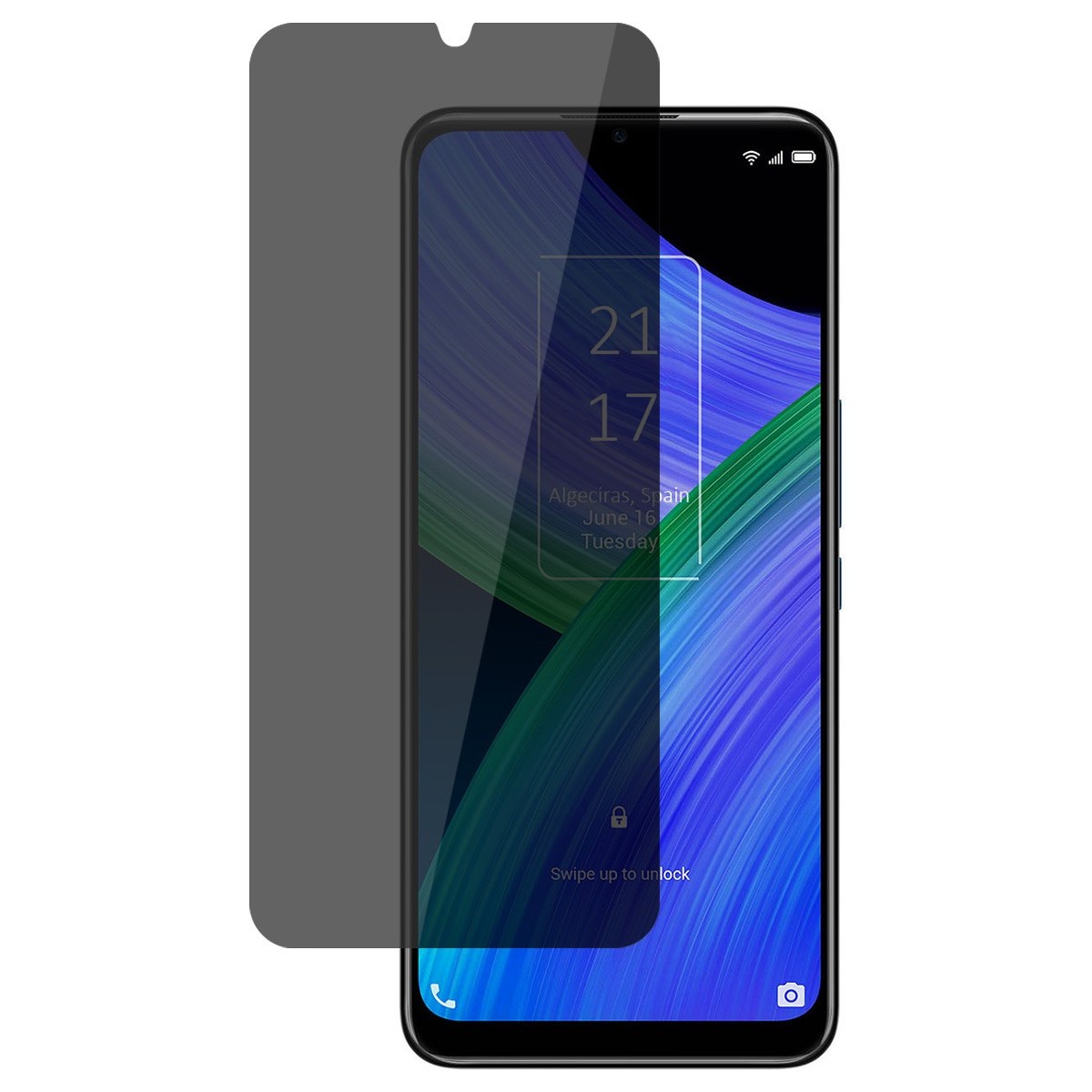 Protector Pantalla Hidrogel Privacidad Antiespías para TCL 20 R 5G