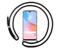 Funda Colgante Transparente para Vivo Y21 / Y21s / Y33s con Cordon Negro