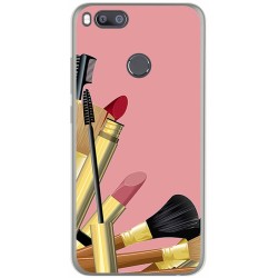 Funda Gel Tpu para Xiaomi Mi 5X / Mi A1 Diseño Brochas Dibujos