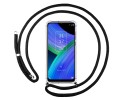 Funda Colgante Transparente para TCL 20 R 5G con Cordon Negro
