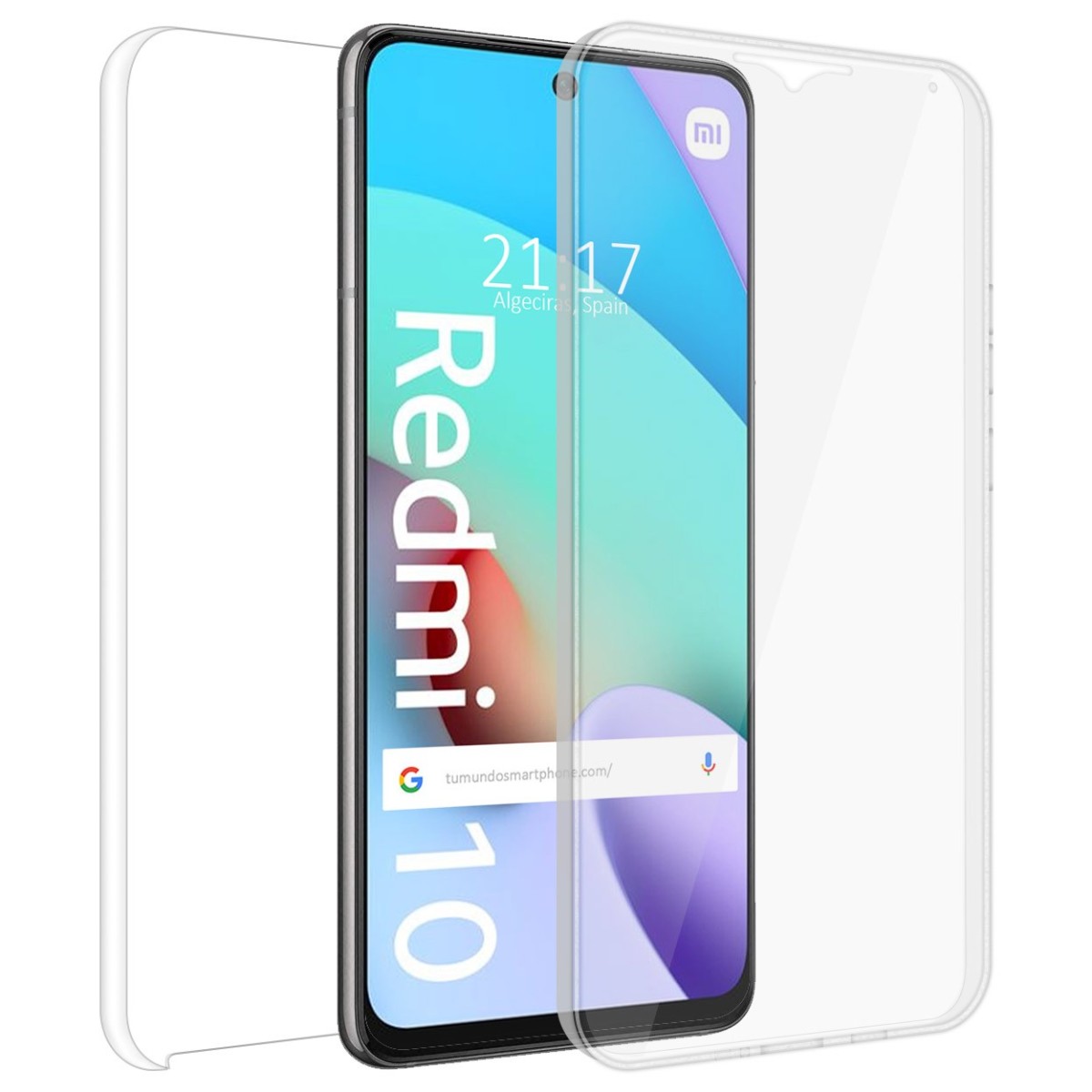 Funda Doble Transparente Pc + Tpu Full Body 360 para Xiaomi Redmi 10 (2021/2022)