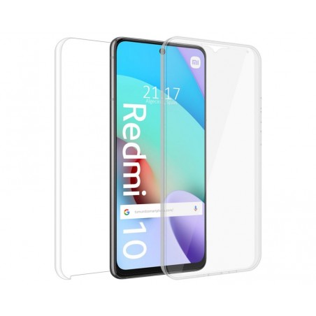 Funda Doble Transparente Pc + Tpu Full Body 360 para Xiaomi Redmi 10 (2021/2022)
