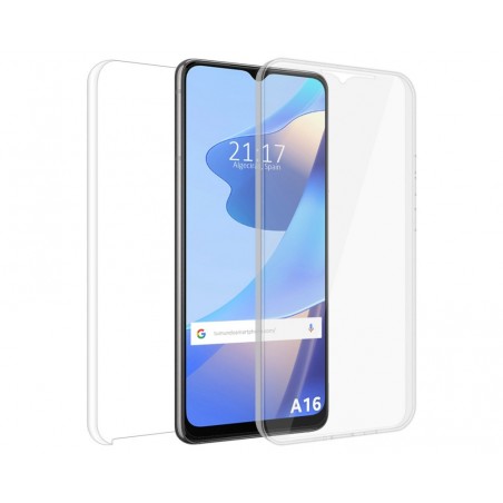 Funda Doble Transparente Pc + Tpu Full Body 360 para Oppo A16 / A16s