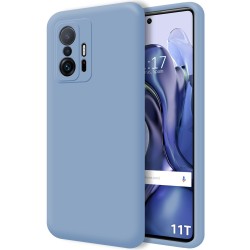 Funda Silicona Líquida Ultra Suave para Xiaomi 11T 5G / 11T Pro 5G color Azul