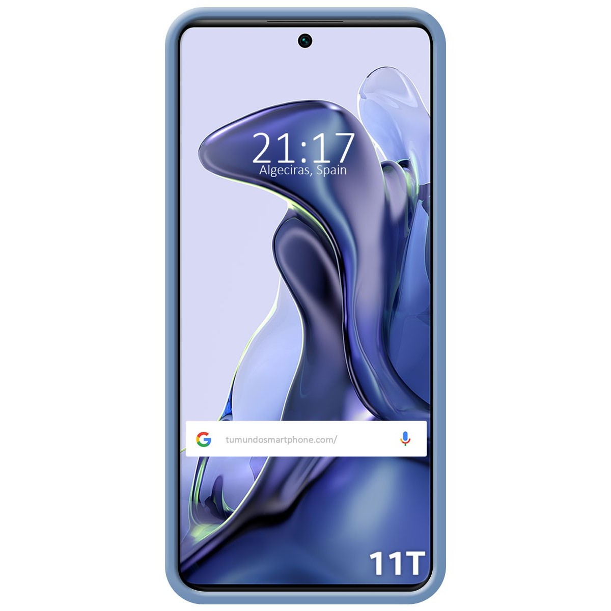 Funda Silicona Líquida Ultra Suave para Xiaomi 11T 5G / 11T Pro 5G color Azul