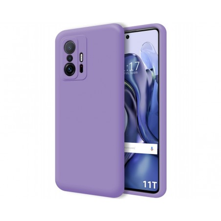 Funda Silicona Líquida Ultra Suave para Xiaomi 11T 5G / 11T Pro 5G color Morada