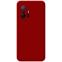Funda Silicona Líquida Ultra Suave para Xiaomi 11T 5G / 11T Pro 5G color Roja 2