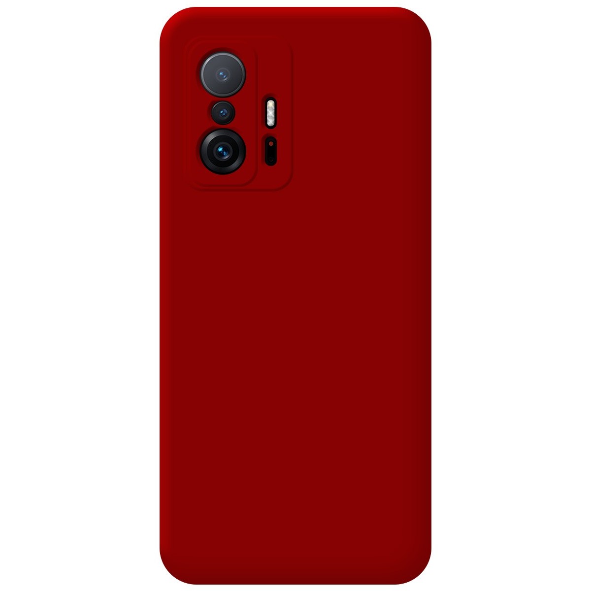 Funda Silicona Líquida Ultra Suave para Xiaomi 11T 5G / 11T Pro 5G color Roja