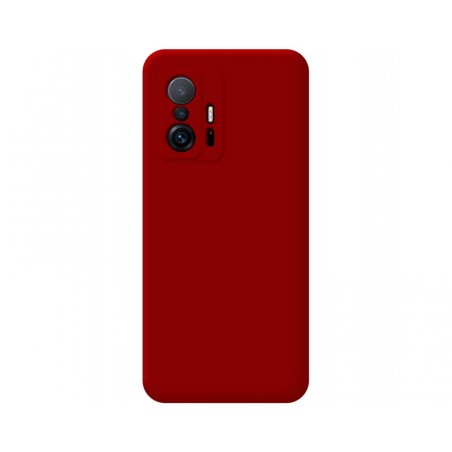 Funda Silicona Líquida Ultra Suave para Xiaomi 11T 5G / 11T Pro 5G color Roja