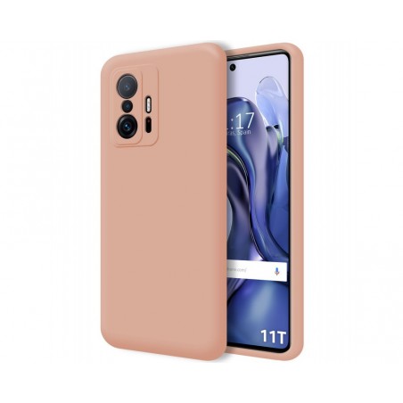 Funda Silicona Líquida Ultra Suave para Xiaomi 11T 5G / 11T Pro 5G color Rosa
