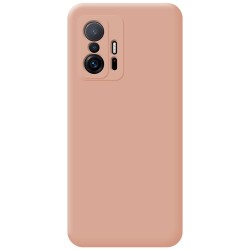Funda Silicona Líquida Ultra Suave para Xiaomi 11T 5G / 11T Pro 5G color Rosa 2