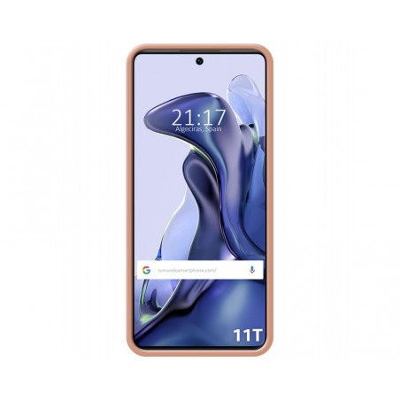Funda Silicona Líquida Ultra Suave para Xiaomi 11T 5G / 11T Pro 5G color Rosa