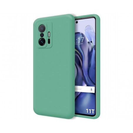 Funda Silicona Líquida Ultra Suave para Xiaomi 11T 5G / 11T Pro 5G color Verde