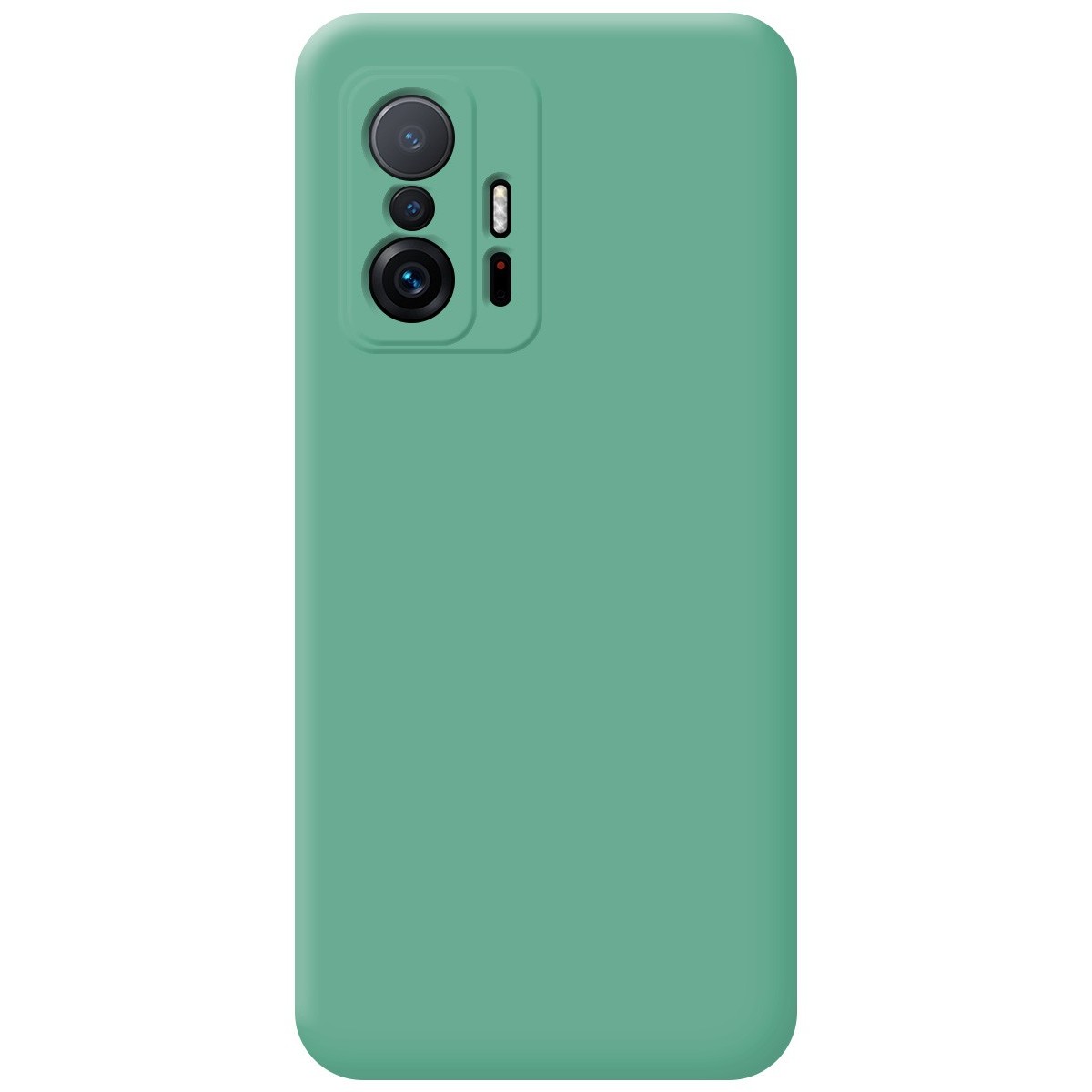 Funda Silicona Líquida Ultra Suave para Xiaomi 11T 5G / 11T Pro 5G color Verde