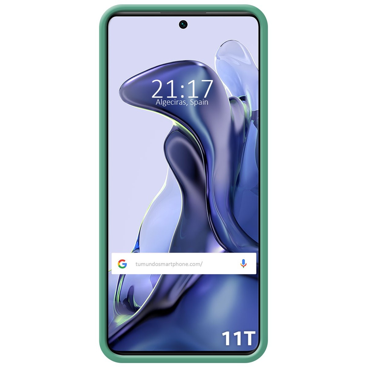 Funda Silicona Líquida Ultra Suave para Xiaomi 11T 5G / 11T Pro 5G color Verde
