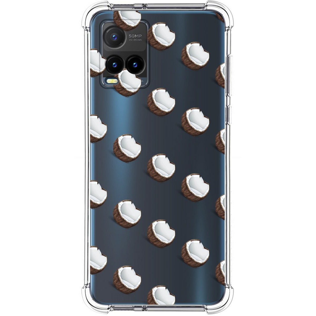 Funda Silicona Antigolpes para Vivo Y21 / Y21s / Y33s diseño Cocos Dibujos