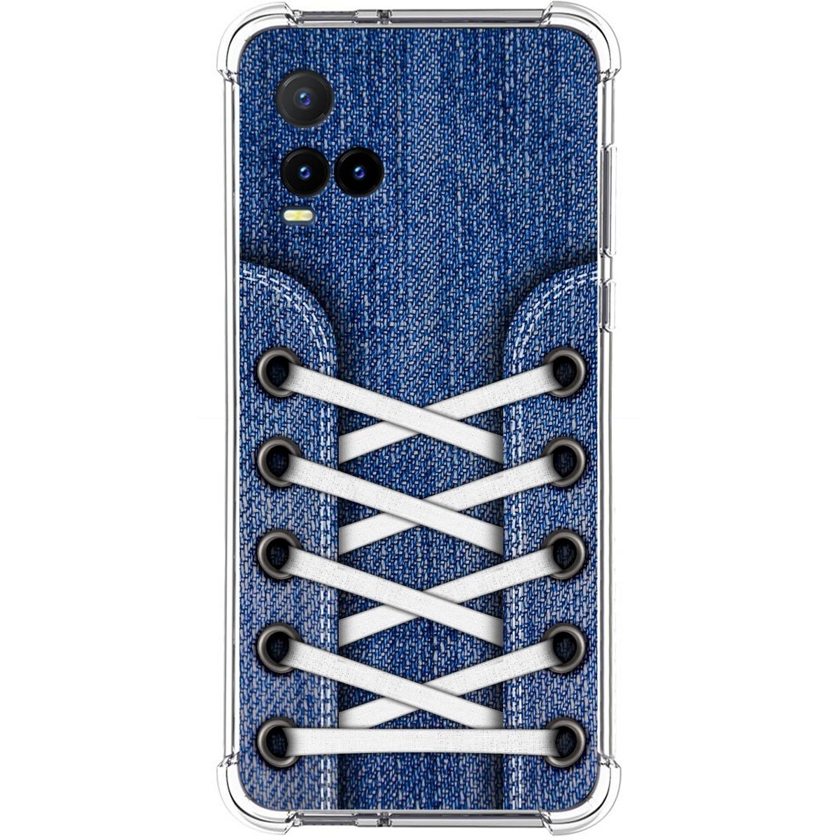Funda Silicona Antigolpes para Vivo Y21 / Y21s / Y33s diseño Zapatillas 01 Dibujos