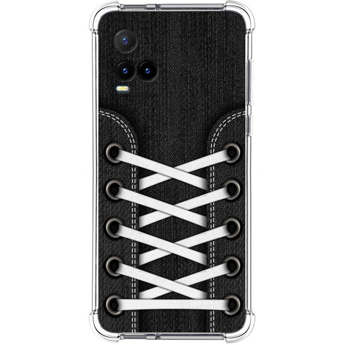 Funda Silicona Antigolpes para Vivo Y21 / Y21s / Y33s diseño Zapatillas 02 Dibujos