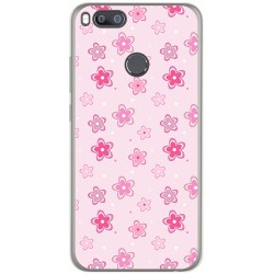 Funda Gel Tpu para Xiaomi Mi 5X / Mi A1 Diseño Flores Dibujos