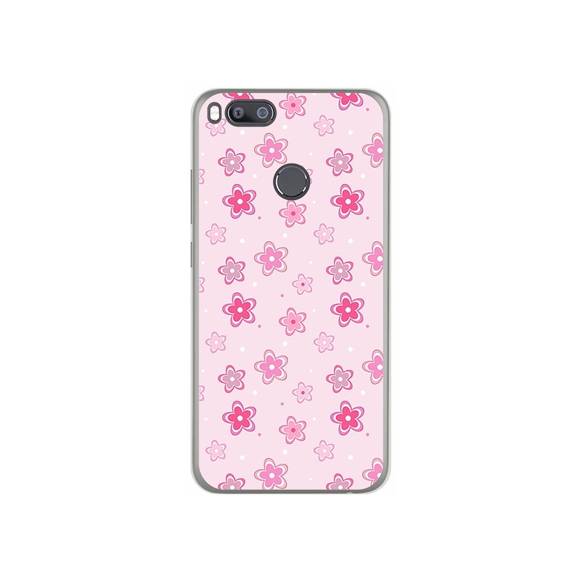 Funda Gel Tpu para Xiaomi Mi 5X / Mi A1 Diseño Flores Dibujos