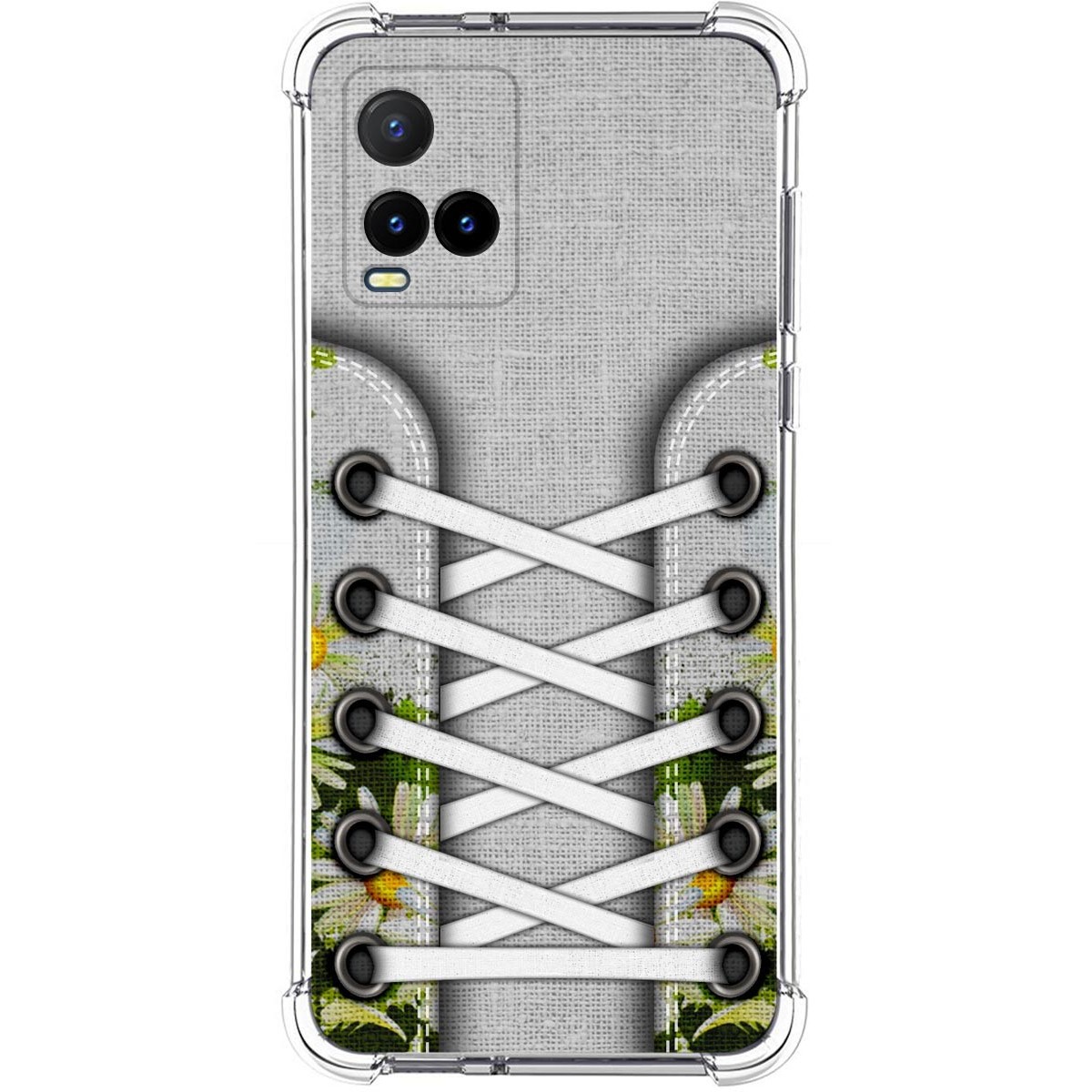 Funda Silicona Antigolpes para Vivo Y21 / Y21s / Y33s diseño Zapatillas 08 Dibujos