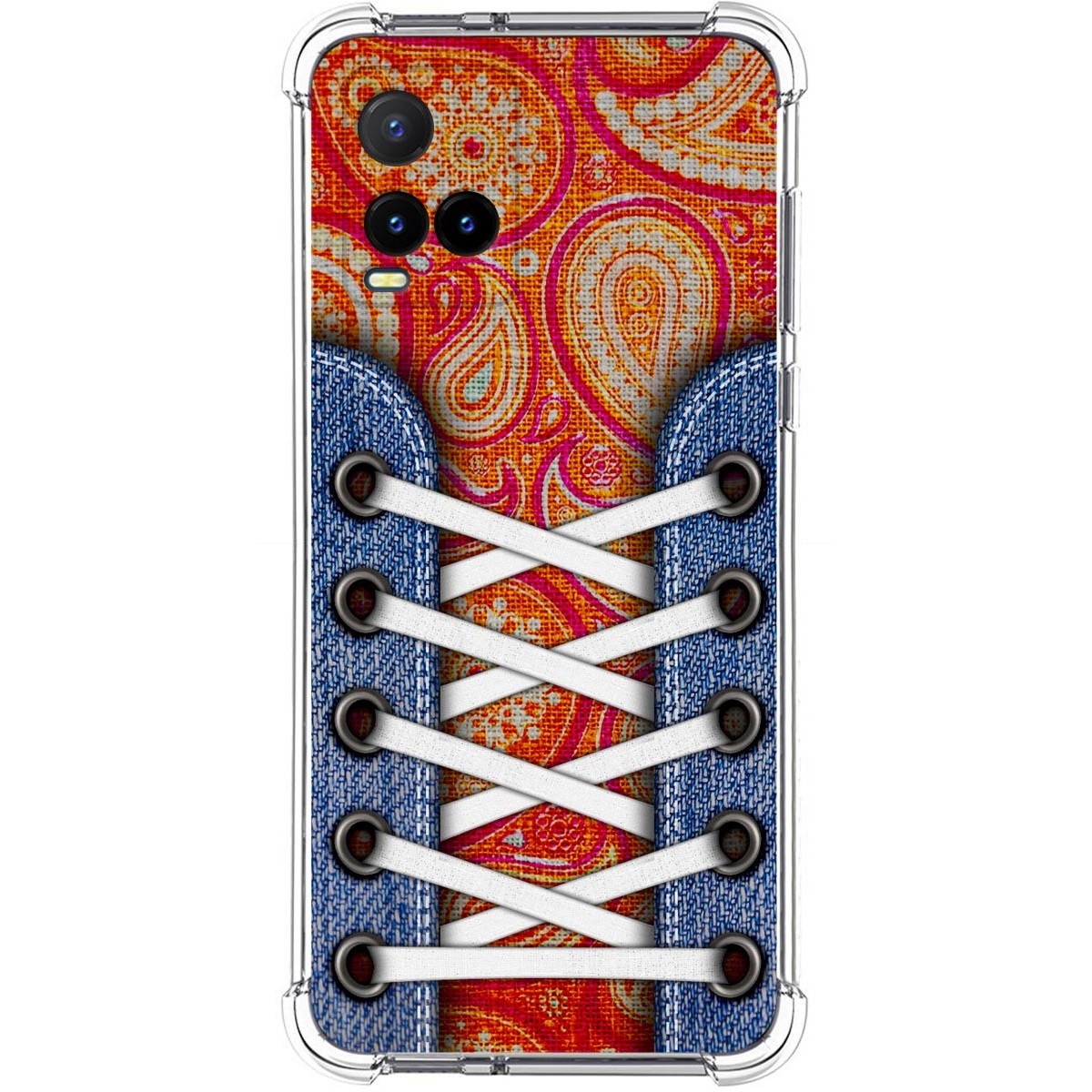 Funda Silicona Antigolpes para Vivo Y21 / Y21s / Y33s diseño Zapatillas 10 Dibujos