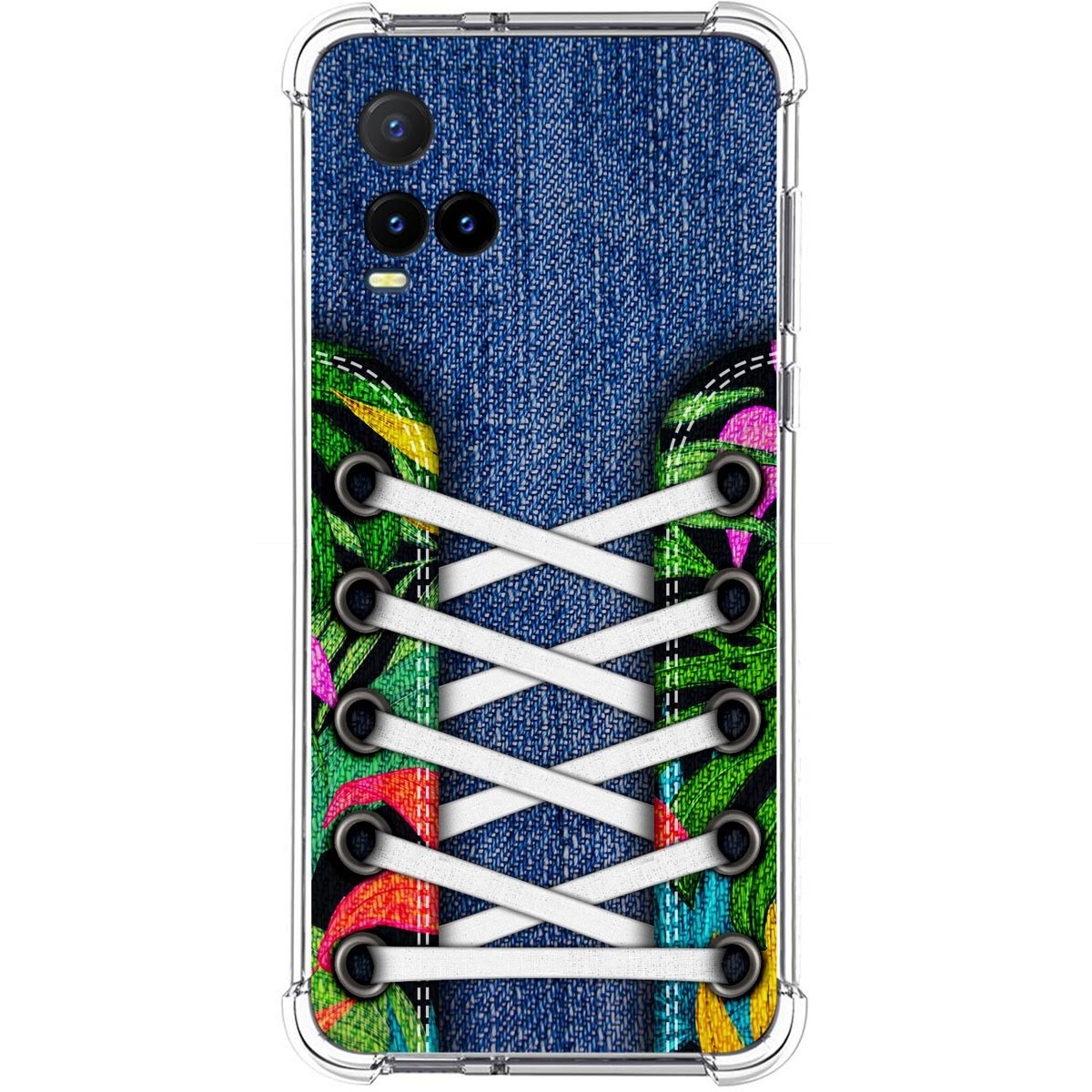 Funda Silicona Antigolpes para Vivo Y21 / Y21s / Y33s diseño Zapatillas 13 Dibujos