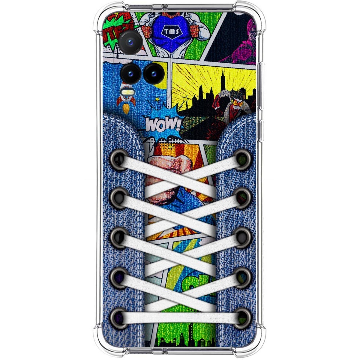 Funda Silicona Antigolpes para Vivo Y21 / Y21s / Y33s diseño Zapatillas 14 Dibujos