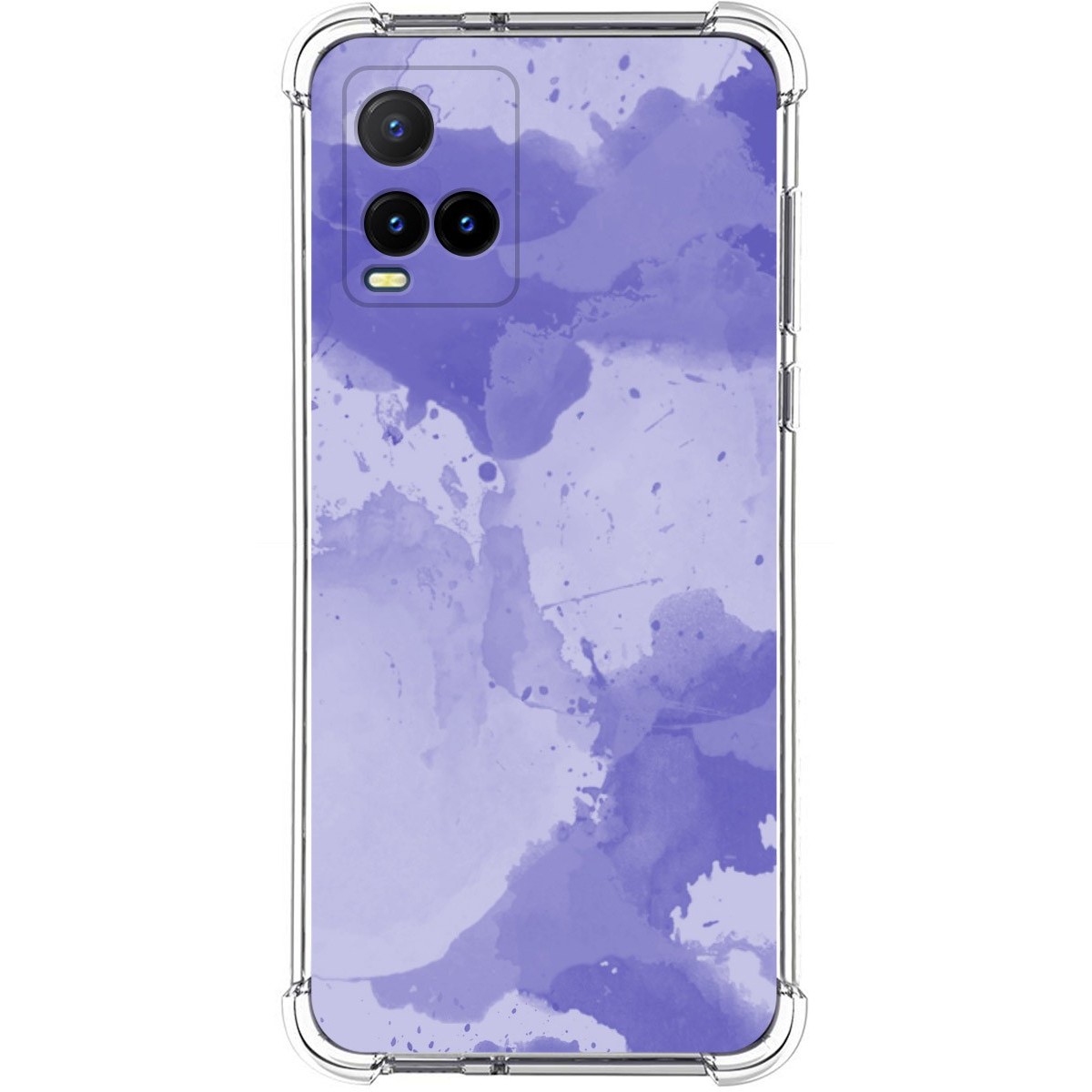 Funda Silicona Antigolpes para Vivo Y21 / Y21s / Y33s diseño Acuarela 01 Dibujos