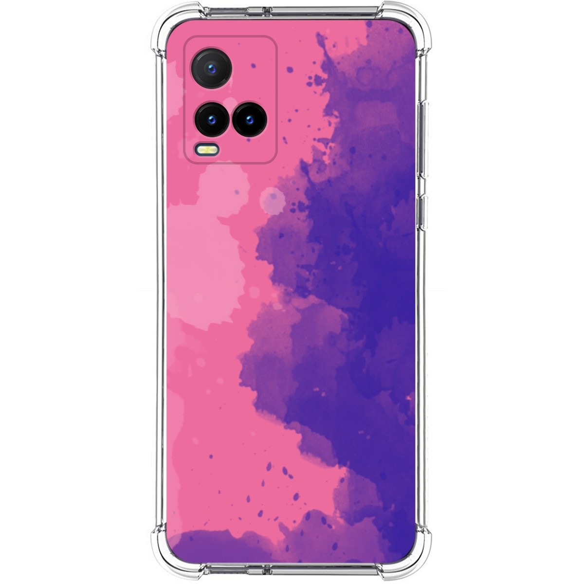 Funda Silicona Antigolpes para Vivo Y21 / Y21s / Y33s diseño Acuarela 07 Dibujos